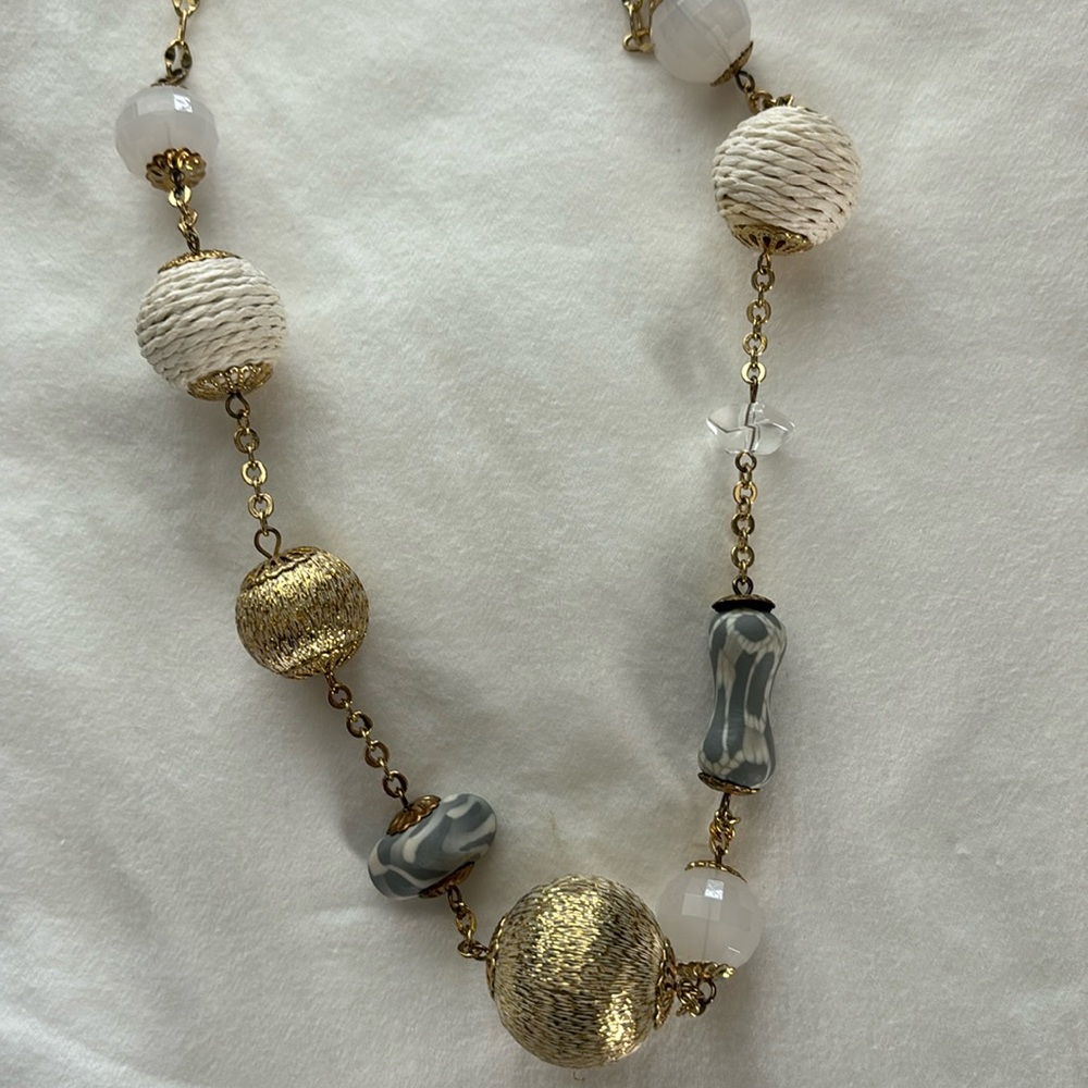 Beaded Necklace on Chain